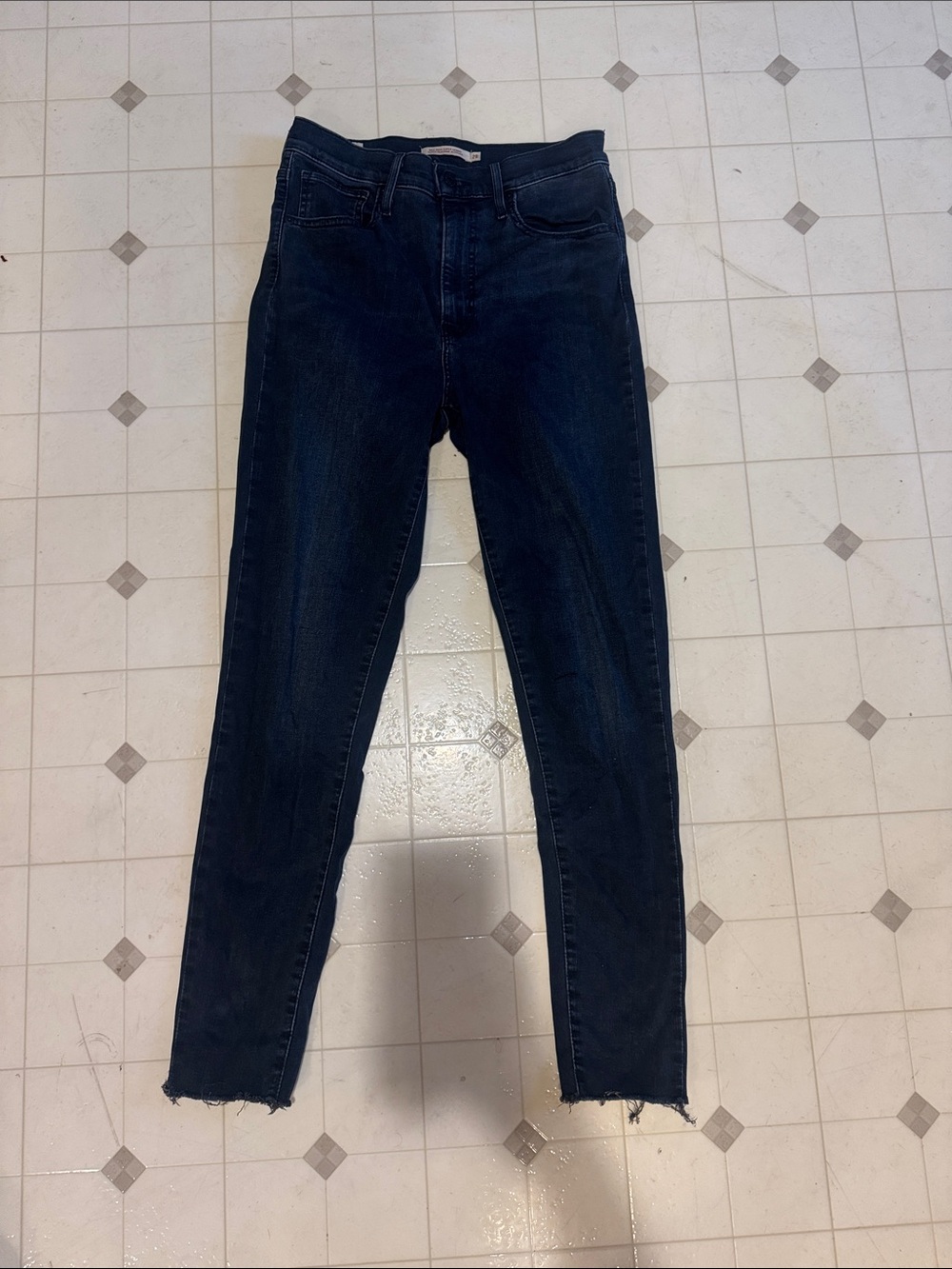 Dark Blue Women's Stretch Skinny Jeans